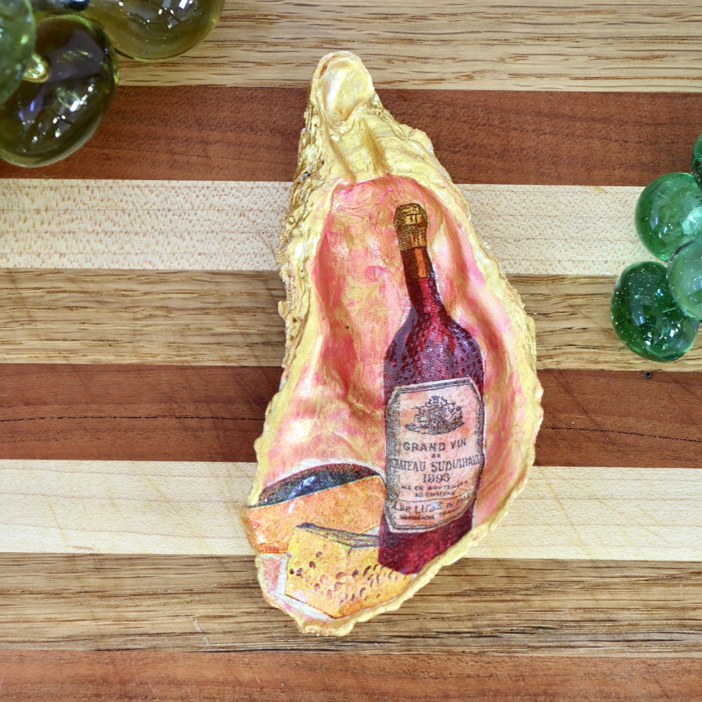 Oyster Shell Wine & Cheese Charcuterie Board